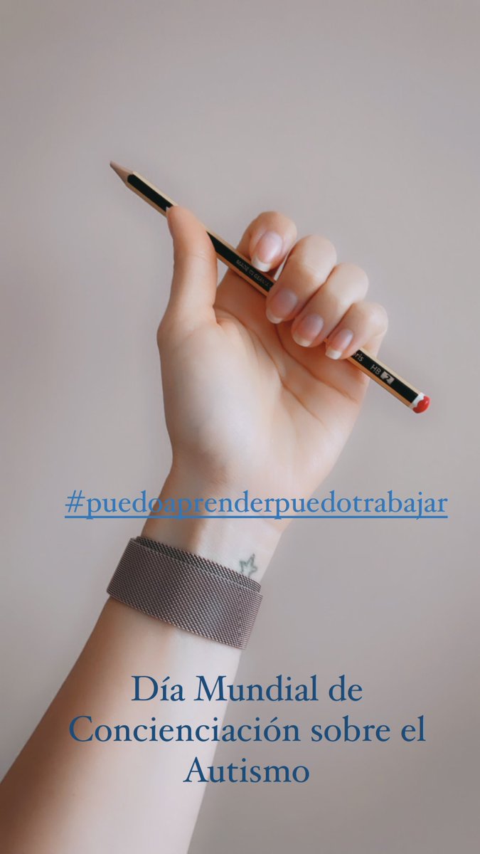 #DíaMundialAutismo 
#DíaMundialdelaConcienciaciónsobreelAutismo
#puedoaprenderpuedotrabajar