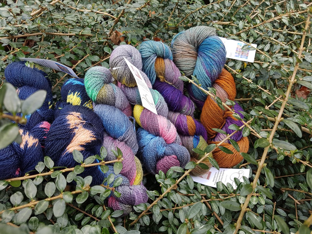ukalpaca's tweet photo. Hand dyed yarns @ukalpaca https://t.co/k0Ocyk2KZx