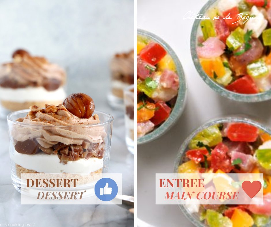 ChateauBegude's tweet photo. Lors de vos dîners au restaurant, vous préférez déguster :
During your dinners at the restaurant, you prefer to taste:
RT : DESSERT
LIKE : ENTREE / MAIN COURSE
📧 info@chateau-begude.com
#Onatousbesoindusud #CotedAzurFrance #restaurant #diner #deguster #familytime #moment https://t.co/fHLEU32MZs