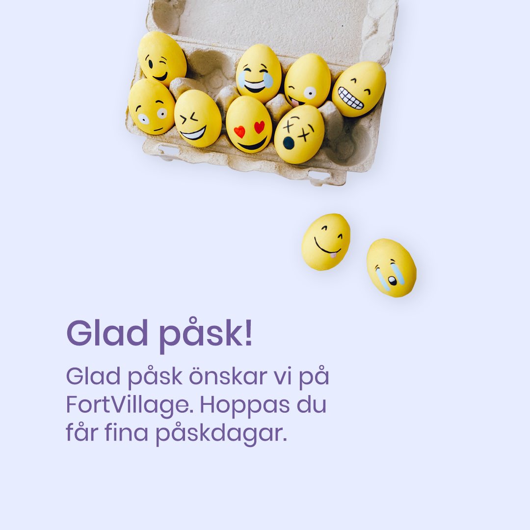 Glad påsk önskar vi på FortVillage 🐣

#fortvillage #proptech