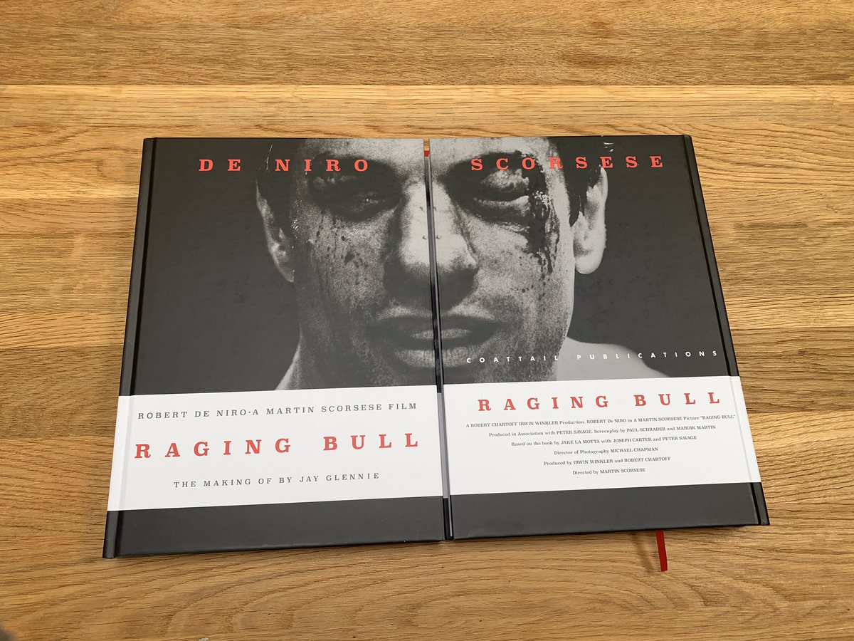 Jay Glennie on Twitter: "Not putting on the heavy arm and suggesting that  you buy two copies of the large format 'Raging Bull the making of' but boy  do the front and