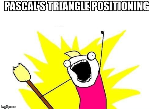 overflow_meme's tweet image. Pascal's triangle positioning stackoverflow.com/questions/1893… #multidimensionalarray #java #pascalstriangle