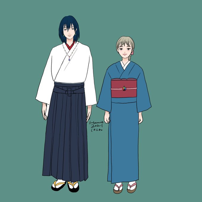 羽織袴のtwitterイラスト検索結果 古い順