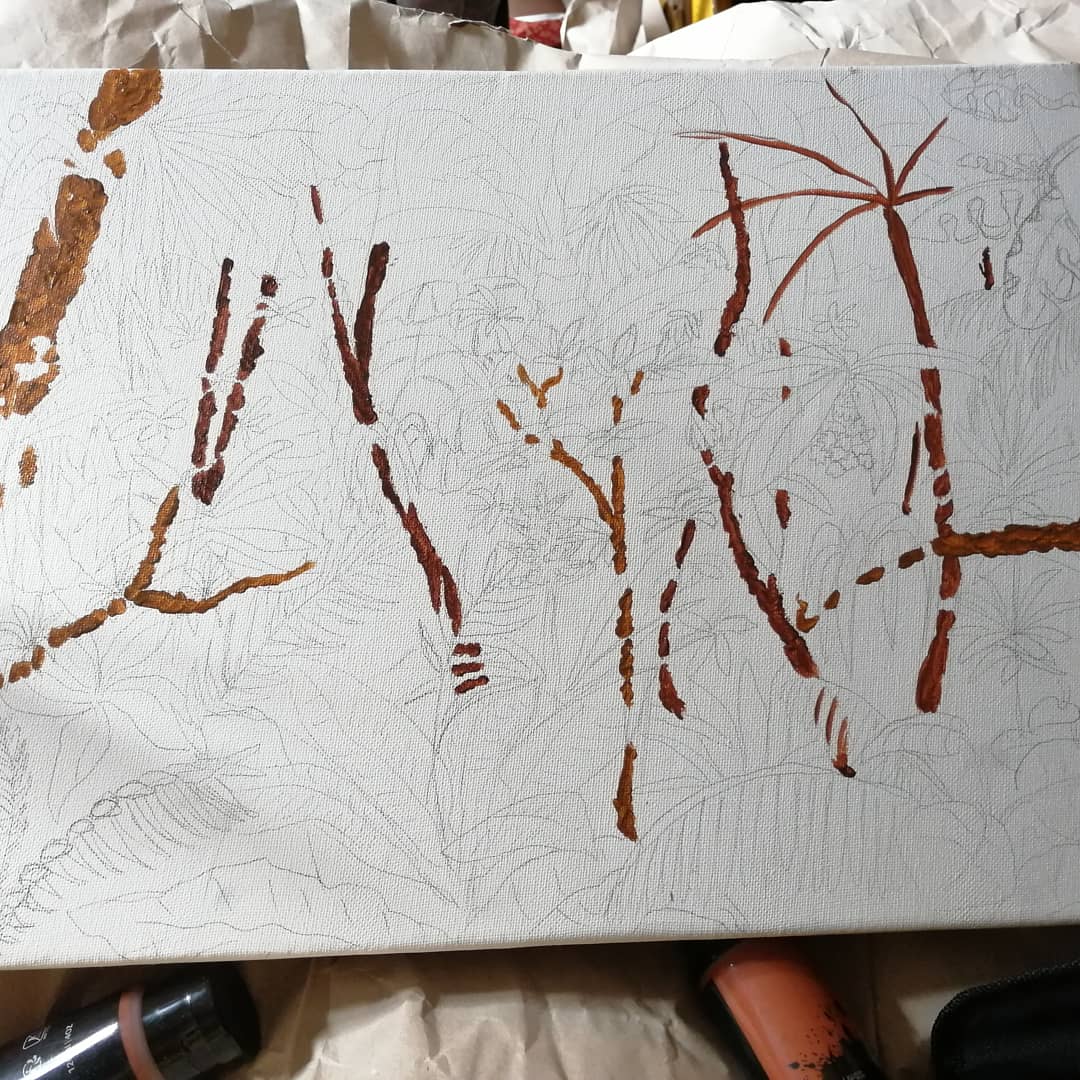 NessAdhd's tweet photo. Painting
#adhdart #painting #paint #Jungle #jungleflowers #Flowers https://t.co/C9QmZvVREU