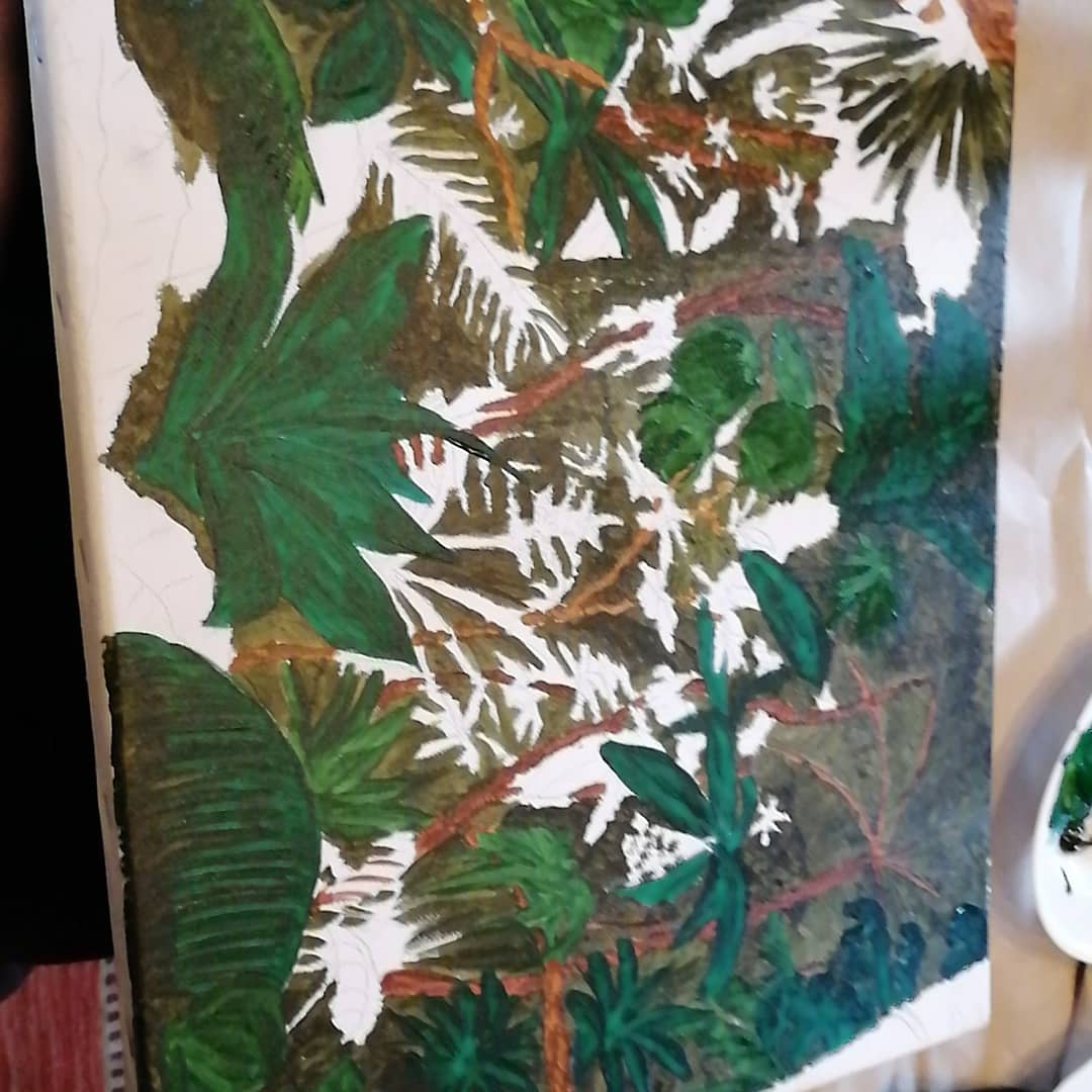 NessAdhd's tweet photo. Painting
#adhdart #painting #paint #Jungle #jungleflowers #Flowers https://t.co/C9QmZvVREU