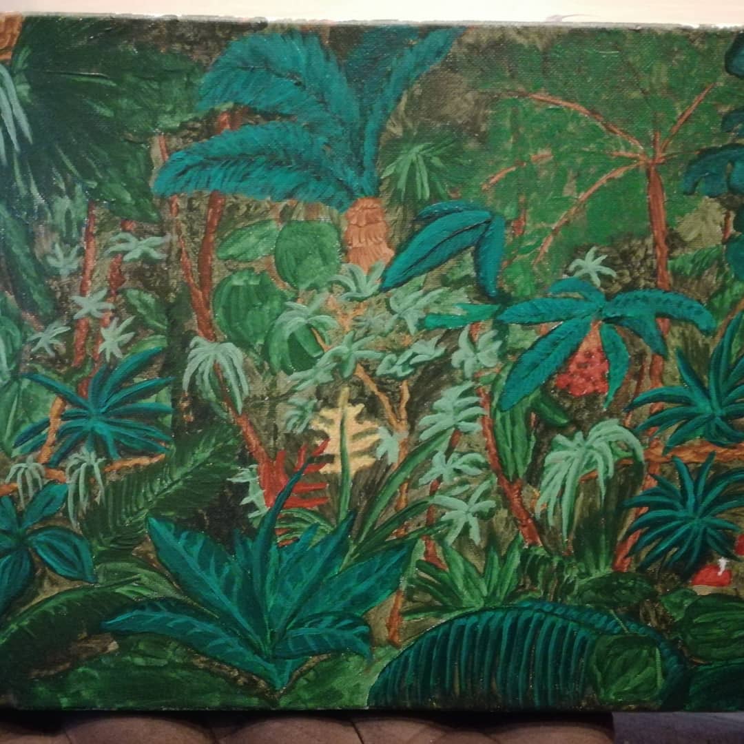 NessAdhd's tweet photo. Painting
#adhdart #painting #paint #Jungle #jungleflowers #Flowers https://t.co/C9QmZvVREU