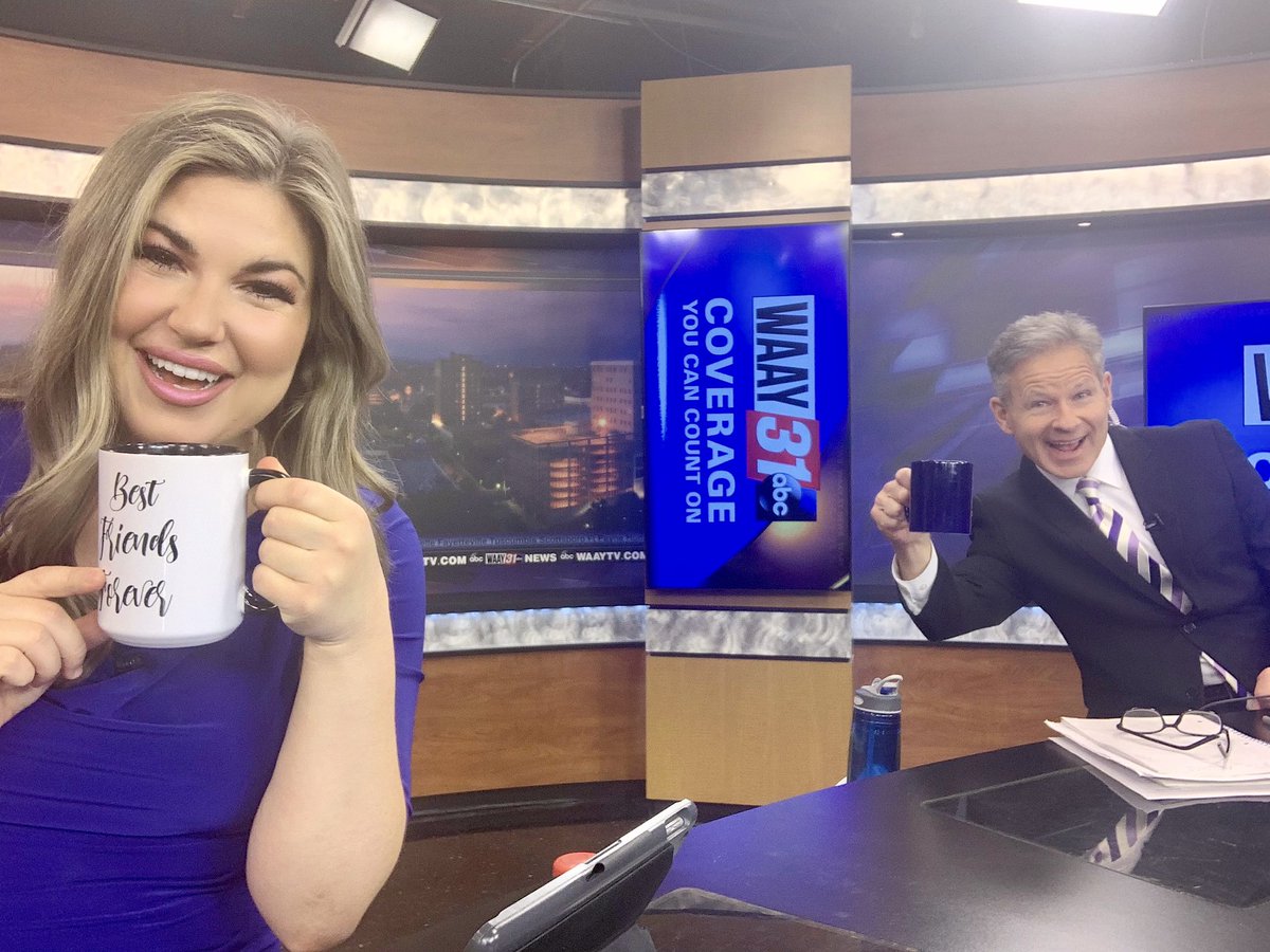 After three straight days of working with @PatSimonWAAY31 I think it’s safe to say we are “best friends forever”... peep the mug!

We’re live on <a href="/WAAYTV/">waaytv</a> till 7:00. Start your Friday with us!!