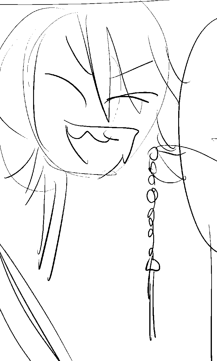 下描きおわった!!!!!!!(なお精度) 