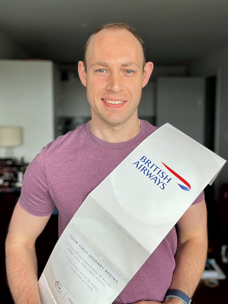 timmy_uk's tweet photo. I crowned myself Miss Congeniality for my time on set yesterday filming my #BAFirstFeast experience from @British_Airways and @feastboxuk https://t.co/rNPlABhMpN