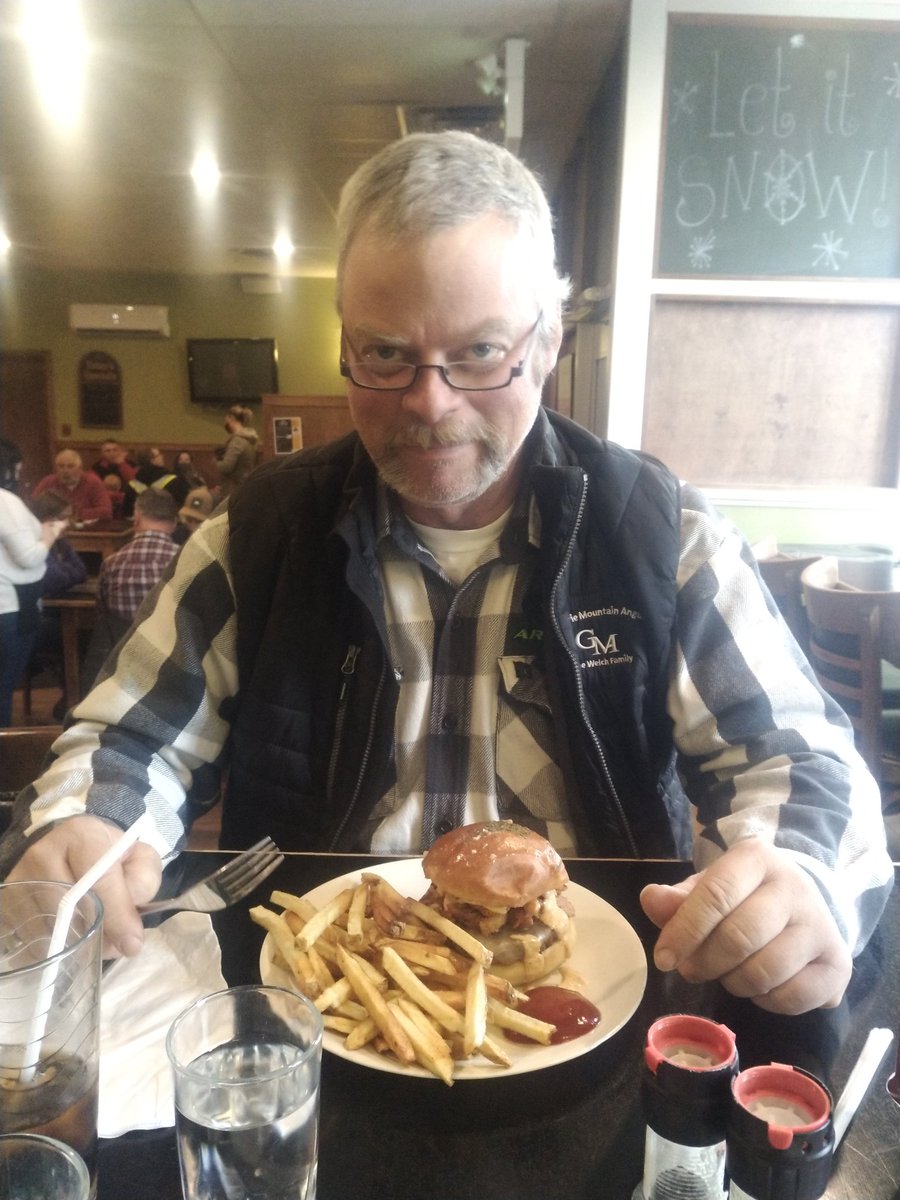 Supper last evening with my other half courtesy of <a href="/acsharkeyspub/">A.C. Sharkey's Pub</a> Beef as always, and they did not disappoint with the "little Miss Piggy" burger and fries. Their entry in the #grandchampionburgercontest #carletoncountyspringshowandsale