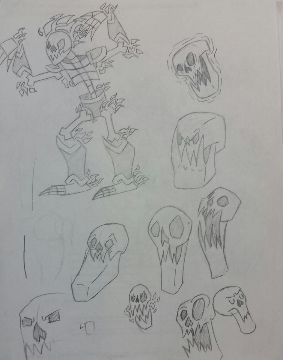 More old art of skeleton boyos (2/2) 