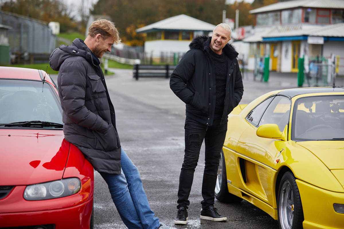 BBC_TopGear's tweet photo. Mid-life crisis car or mid-life opportunity? @flintoff11, @harrismonkey and @PaddyMcGuinness take a look at cars bought by men of a certain age going through certain... times.

See the next episode of #TopGear - Sunday 8pm on @BBCOne and @BBCiPlayer. https://t.co/lTmgTpBphw