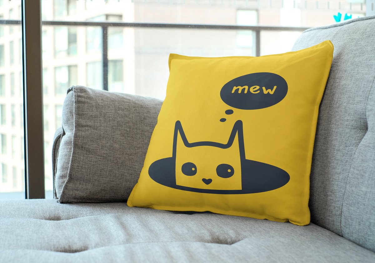 I'm super happy to share another addition to my #etsy shop: Throw cushion with all-over Cat print design. 18x18inch or 22x22inch. etsy.me/3dqT1fo #abstract #kids #polyester #contemporary #catcushion #catpillow #catthrowcushion #catthrowpillow #cushion