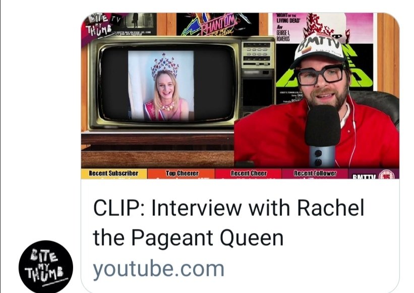 MissUKRose's tweet image. I was lucky enough to have been invited to be interviewed by @bitethumb

I had a great time. Here's my interview in full

youtu.be/GvGblS-dC9g

(the laughter at the beginning is because it took a while to connect)