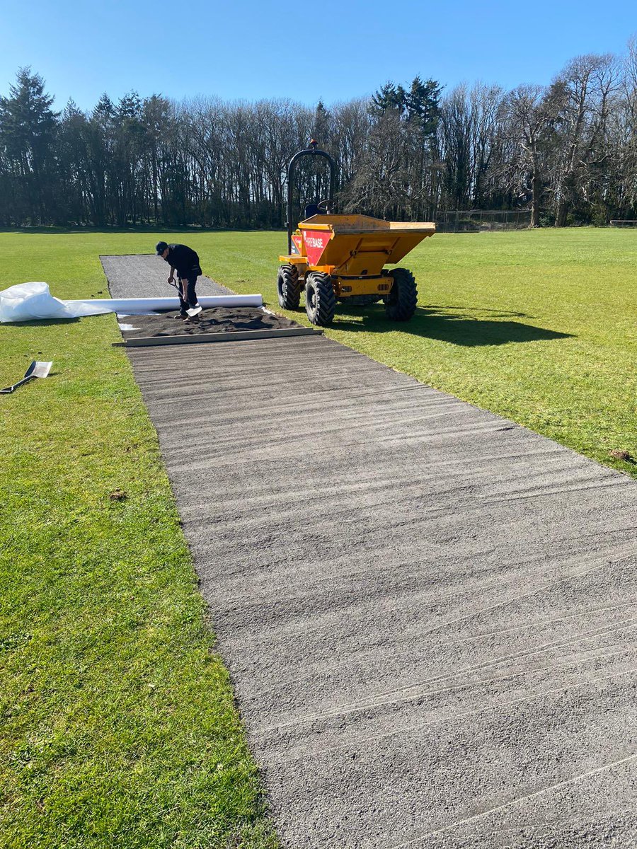 DurantSports_'s tweet photo. A new non turf match pitch including multiple crease lines for various age groups installed recently at @boundaryo #WeInstall #NonTurf #Cricket https://t.co/f50GmHsjR1