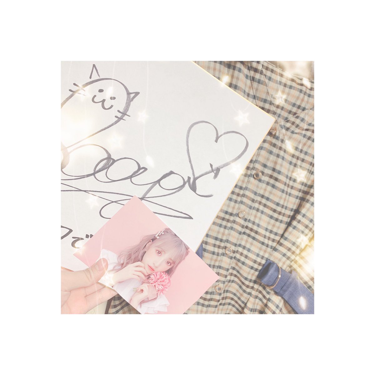 IBYUUNA's tweet photo. めちゃくちゃ楽しみにしてたワンピース届いた❤︎
さぁやちゃんとおソロめちゃくちゃ嬉しい🥺そして何より可愛すぎる🥺👗💗
たくさん着るね😽❤︎
サインも夢みたいで🥲💭
ありがとう😭😭😭大好き！！！🐈💗

🐈🤍@saaya3831 🤍🐈 https://t.co/wHojU7xeBn