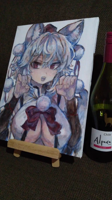椛ちゃん
油絵です 