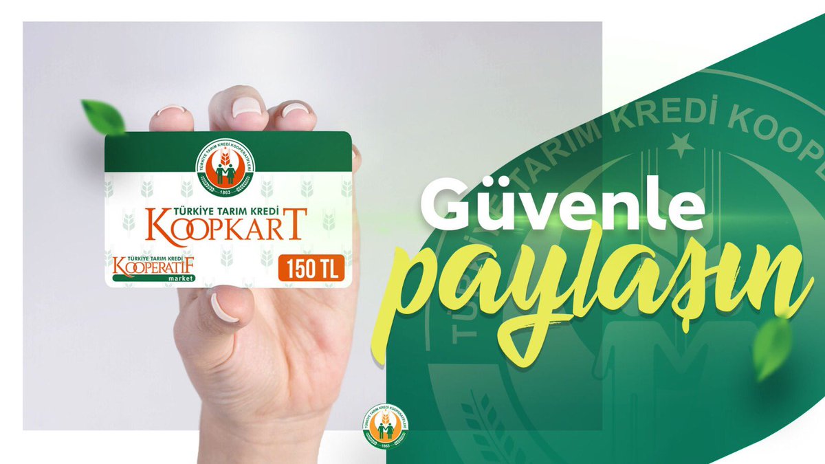 Birlik, beraberlik ve dayanışma ayı olan Ramazan’da Koopkart alışveriş kartı ile ihtiyaç sahibi vatandaşlarımıza yardım edebilirsiniz.
#TarımKrediVar