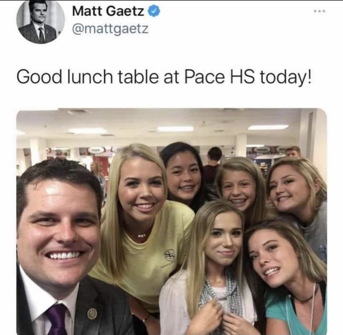 ⁦<a href="/mattgaetz/">Matt Gaetz</a>⁩  someone about to lose their job I never liked you anyway