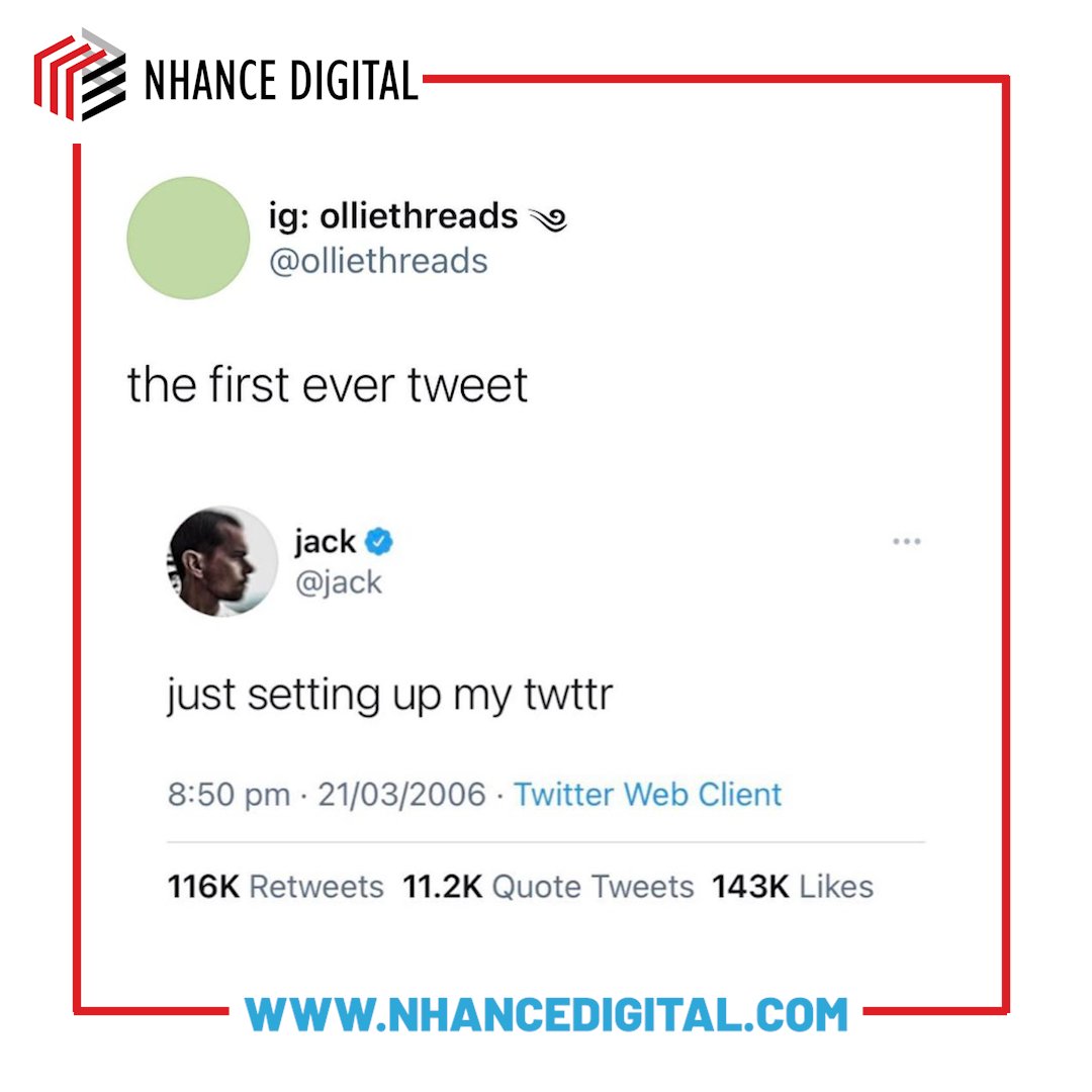 nhancedigital's tweet photo. Started from the bottom, now we are here!

The "First ever" thread by @olliethreads

#firstever #nostalgia #socialmedia #firsteverclicks #smm #ukbusiness #uksocialmarketing https://t.co/kyncIR8vNa