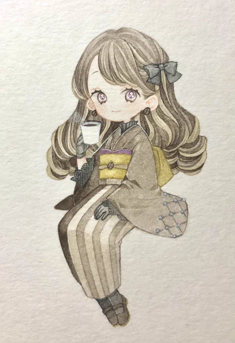 コーヒーのお着物☕ 