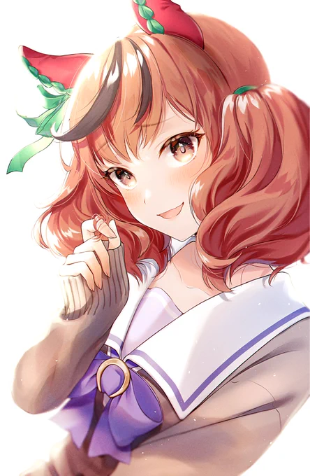 照れた時髪をいじる癖があるネイチャ
#ウマ娘 