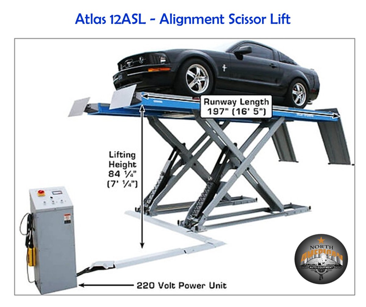NAautoequipment's tweet photo. Atlasยฎ 12ASL 12,000 Lbs. capacity #alignmentscissorlift has a lifting height of over 7 feet. ๐๐๐
Product details: https://t.co/Cm3GvUGjpD
#scissorlift #Atlaslift #autolift #garage #garageequipment #garagegoals #homegarage #commercialgarage #4postlift #2postlift #Universalift https://t.co/ZqoJ4RWQgm