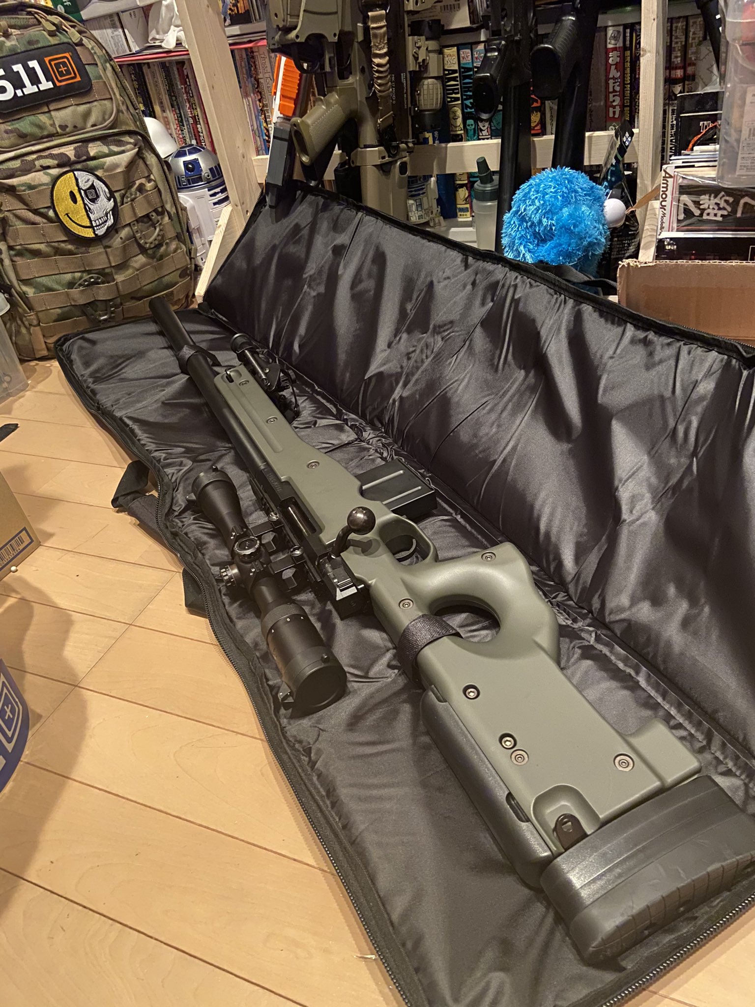 ワンコ　l96 Amazon.co.jp: CYMA L96A1 Air Cocking Sniper Rifle OD CM703OD