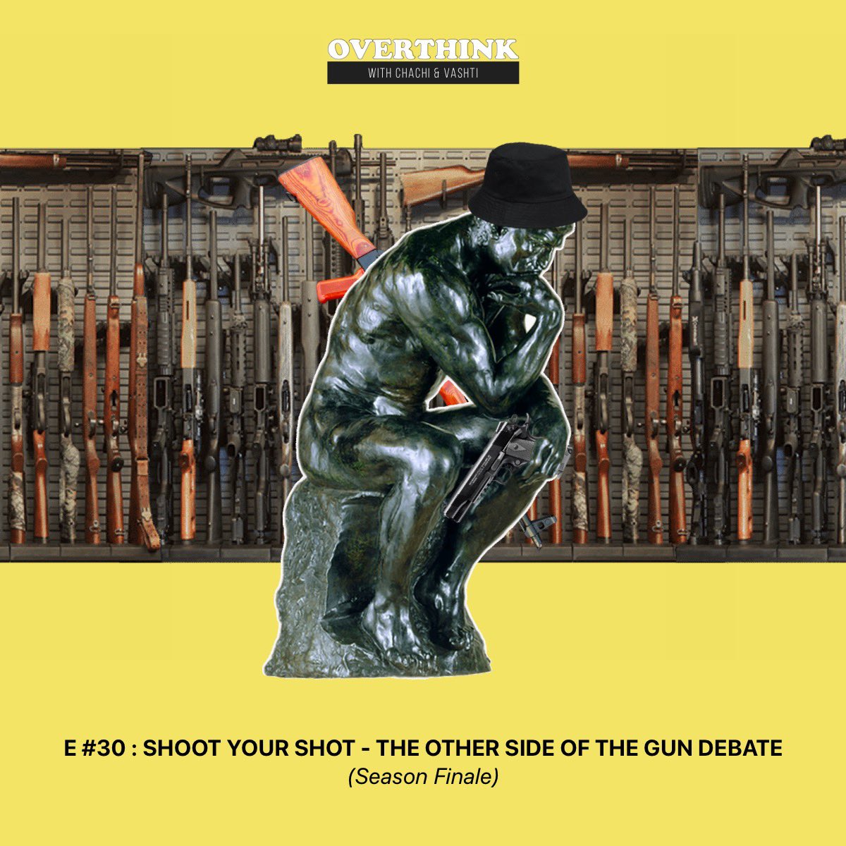 overthinkpod_id's tweet photo. It’s our 30th episode! It’s been a good half a year or so and today we’re releasing our season finale 🙏🏼

We’re ending it with a bang and talking about #guns 🔫 🔫 

Thank you for the constant support and check out the finale thru the link below 👇👇

https://t.co/Wx2qtAYltX https://t.co/HPYHV51lmP