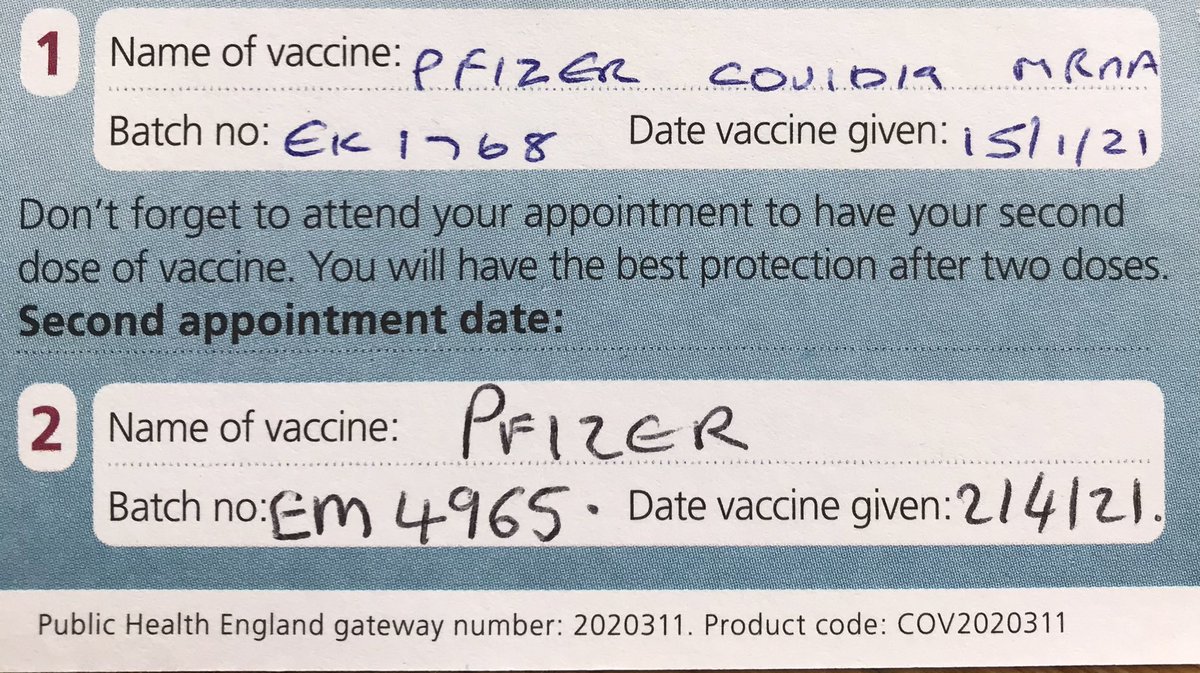 Definitely a good Friday today - next step completed ✅. Fabulous service at the LGH vaccination hub. Happy Easter to all especially those working over the weekend 🐣 <a href="/Leic_hospital/">Leicester's Hospitals</a>