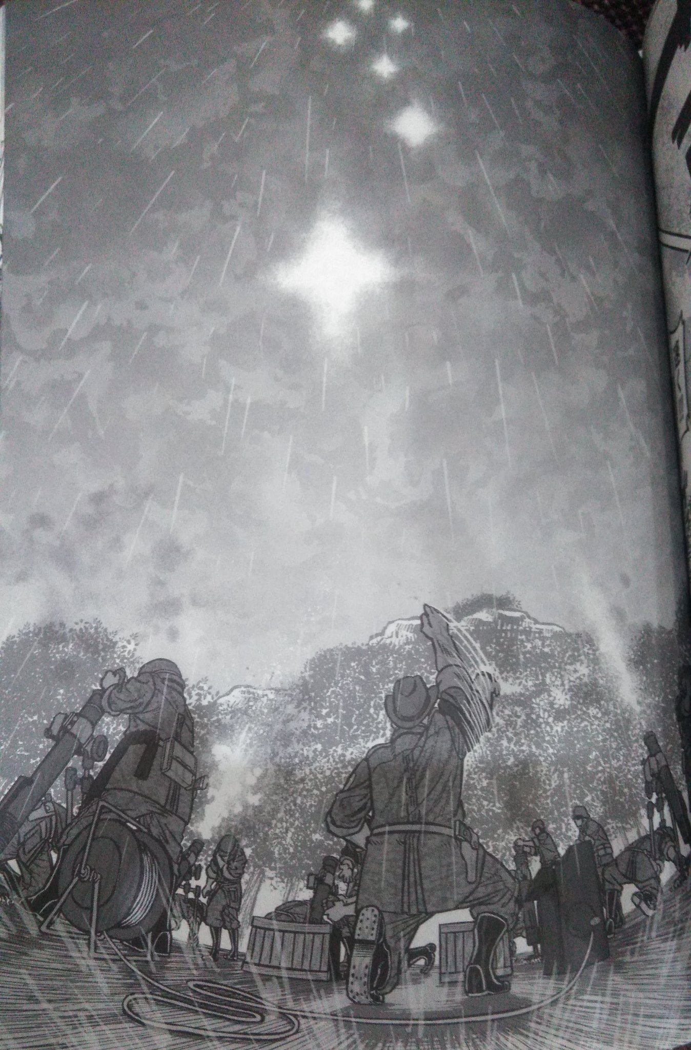 黒蝶時雨 على تويتر 影待蛍太さんの漫画groundless七巻の主人公の狙撃により観測手を失った迫撃砲部隊が 死ぬ間際に観測手が残した効力射の座標に砲撃を決心するシーンが熱すぎる このシーン個人的には一番好きです 黒蝶時雨 على تويتر 影待蛍太さんの漫画groundless七巻の主人公の狙撃により観測手を失った迫撃砲部隊が 死ぬ間際に観測手が残した効力射の座標に砲撃を決心するシーンが熱すぎる このシーン個人的には一番好きです