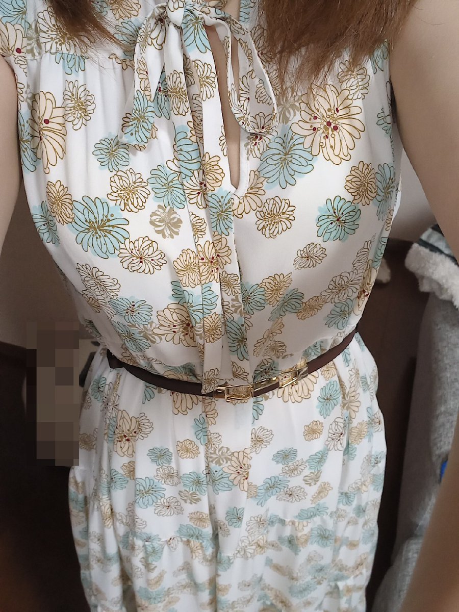 ゆう ほんとこのワンピ可愛い めっちゃテンションあがる スタイルアップにベルト探しててベージュも可愛かったけど結局ブラウンに ポールアンドジョー ユニクロ ジーユー