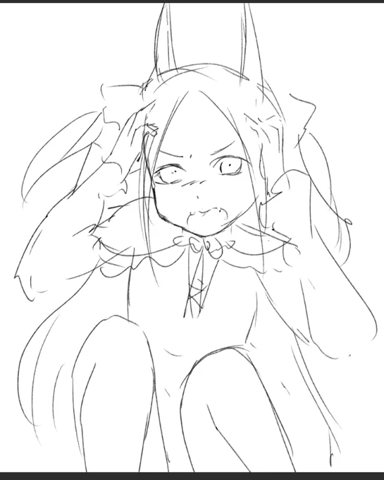 sobbi.exe stopped working... usually Id draw all day non stop and be ok but the sickness is getting to me.. I'm stopping before I pass out on my tablet
gnight girls ? 
