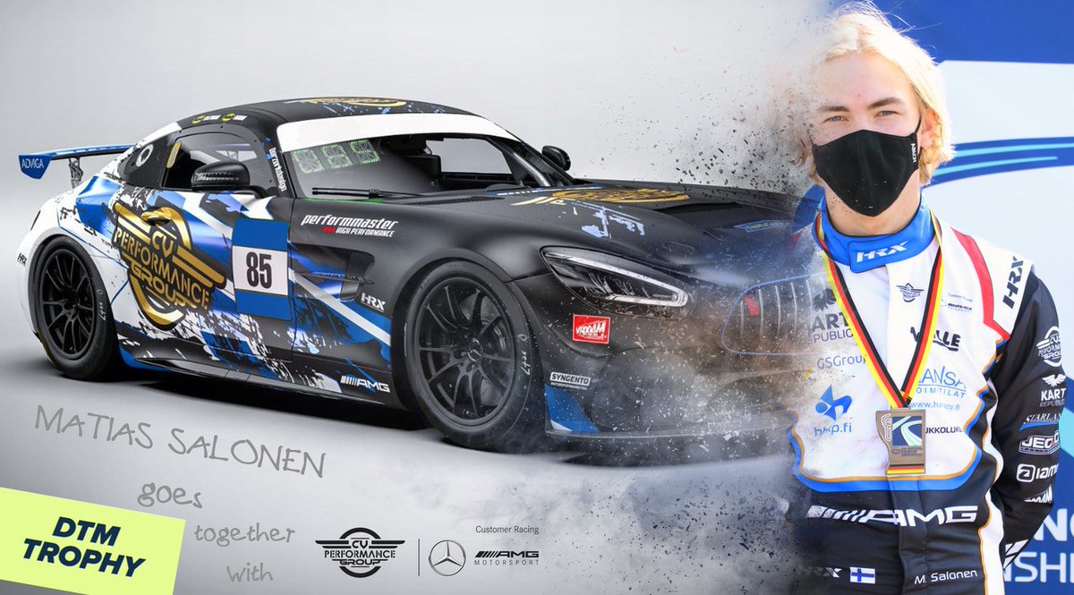 DTMTrophy (@dtmtrophy) on Twitter photo #Breaking Together with the CV Performance Group, Matias Salonen from Finland is stepping up directly from karting to the junior race series DTM Trophy. The 18-year-old  will be racing a Mercedes-AMG GT.
#4youngtalents #DTMTrophy #Breaking Together with the CV Performance Group, Matias Salonen from Finland is stepping up directly from karting to the junior race series DTM Trophy. The 18-year-old  will be racing a Mercedes-AMG GT.
#4youngtalents #DTMTrophy