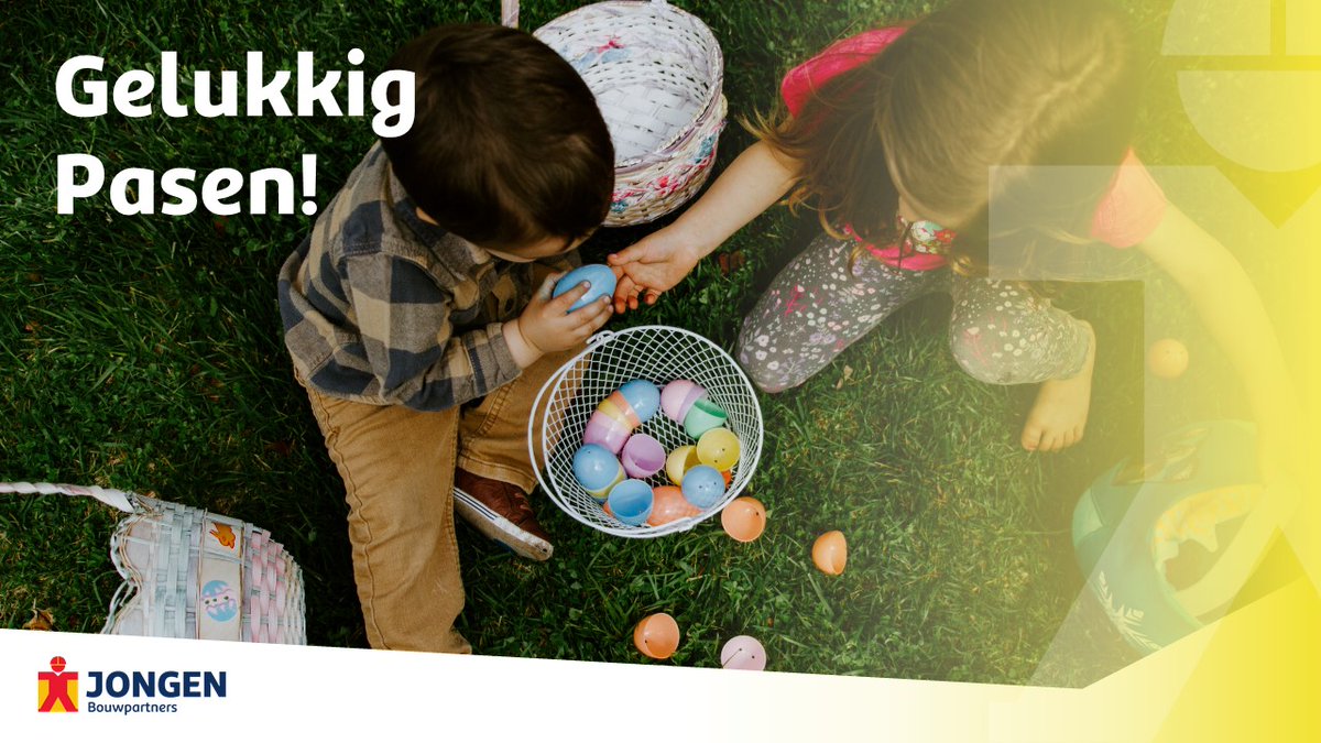 JONGEN Bouwpartners wenst jou alvast fijne Paasdagen toe!