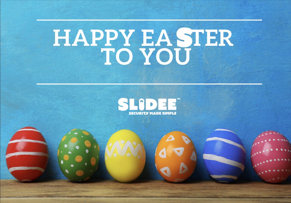slidee2020's tweet photo. SLiDEE would like to wish all of our followers a very Happy Easter! 🐰🍫 https://t.co/CsO34LTYe2