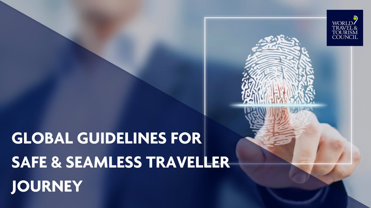 WTTC's tweet photo. Contactless #biometric technology can assist in the prevention of pathogens’ transmission between passengers. 

Our vision for #SSTJ is to enable a seamless, safe &amp; secure end-to-end traveller journey for both air and non-air traveller touchpoints ➡️ https://t.co/ujLHp5BoHG. https://t.co/knUDsJ7JGx