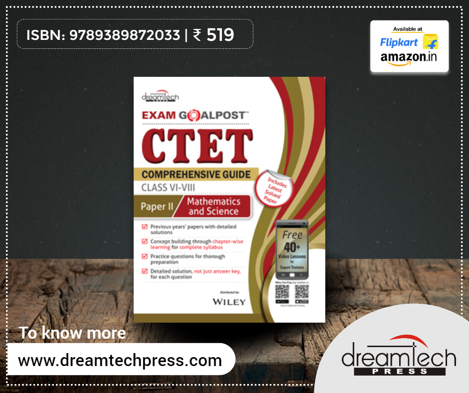 dtechpress's tweet photo. CTET Comprehensive Guide, Paper-II, Paper-II, Mathematics &amp; Science, Class VI-VIII-Hindi, Includes Latest Solved Papers
Read More: https://t.co/3o7q4kyzDK
#DreamtechPress #CTET #TET #exampreparation #EntranceExam https://t.co/DSBASzajXd