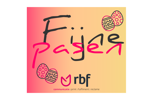 RBFcommunicatie's tweet photo. Wij wensen jullie een fijne Pasen!
(Op maandag 5 april zijn wij gesloten) https://t.co/OqdMeVDTFq