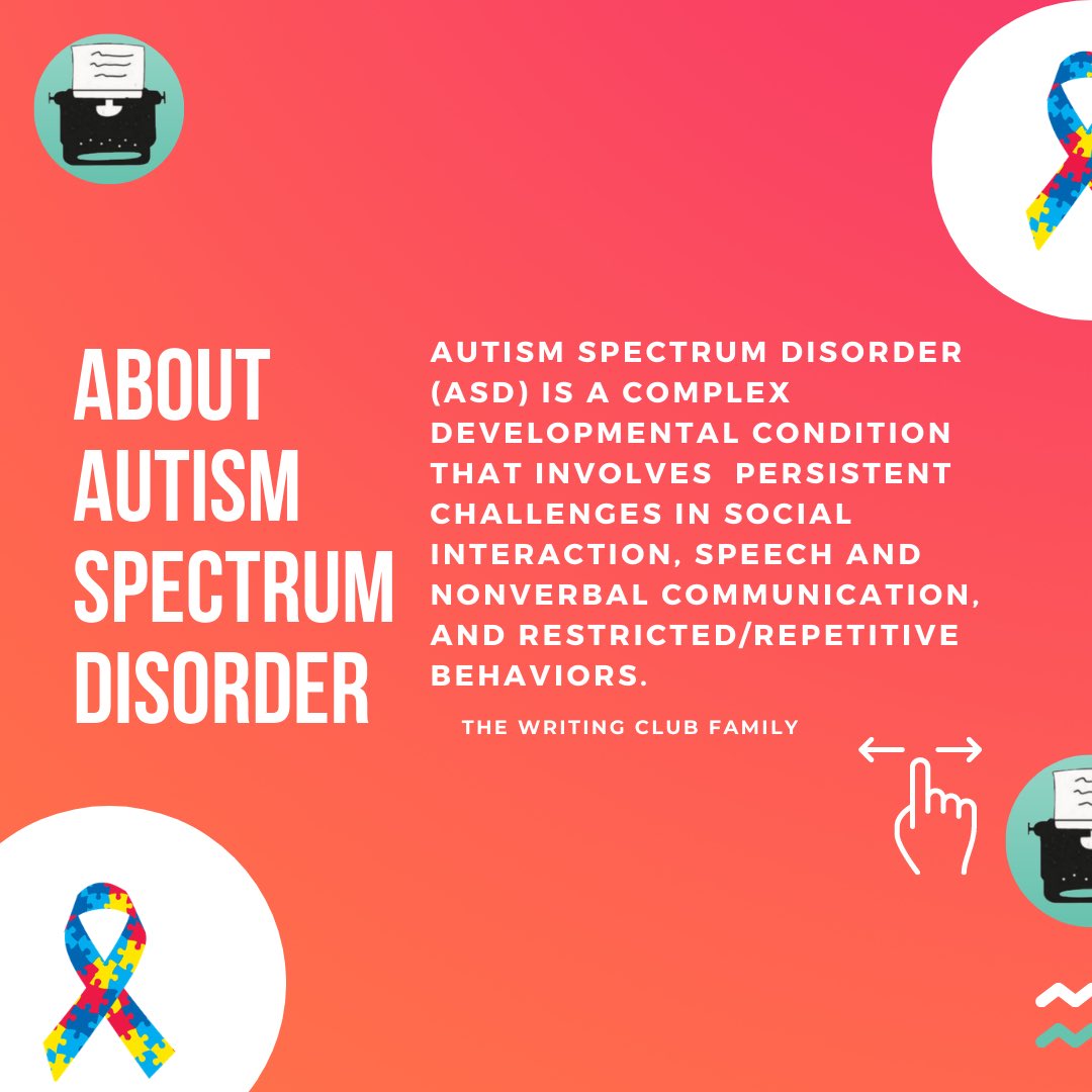 AUWritingClub's tweet photo. #WorldAutismAwarenessDay 
(4/5) https://t.co/sXpTjKkApA