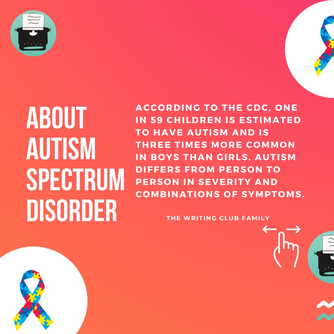 AUWritingClub's tweet photo. #WorldAutismAwarenessDay 
(5/5) https://t.co/4znAbHkR3M