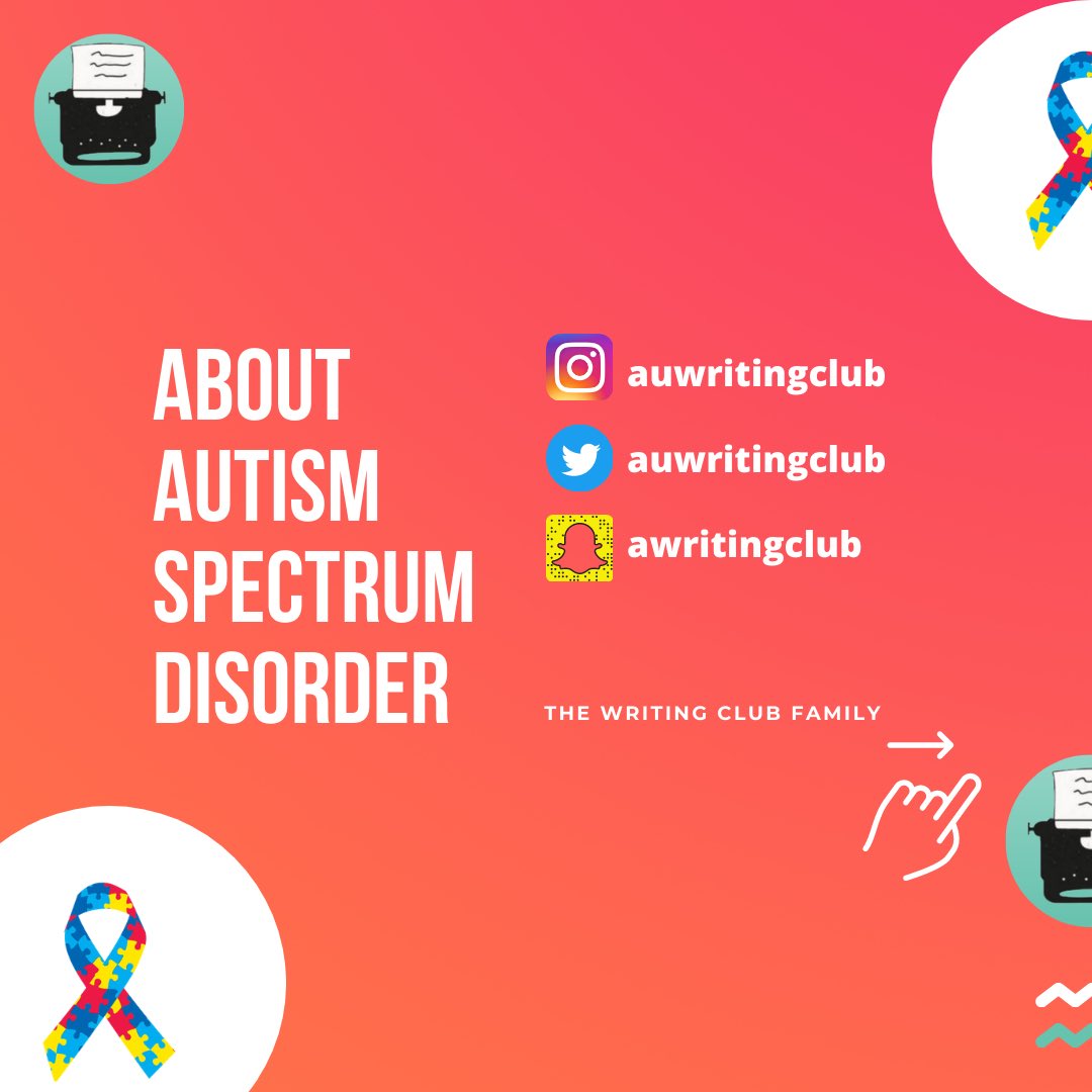 AUWritingClub's tweet photo. #WorldAutismAwarenessDay 
(5/5) https://t.co/4znAbHkR3M