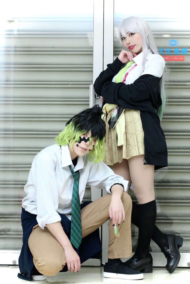 謝花梅 堕姫 コスプレ キメツ学園