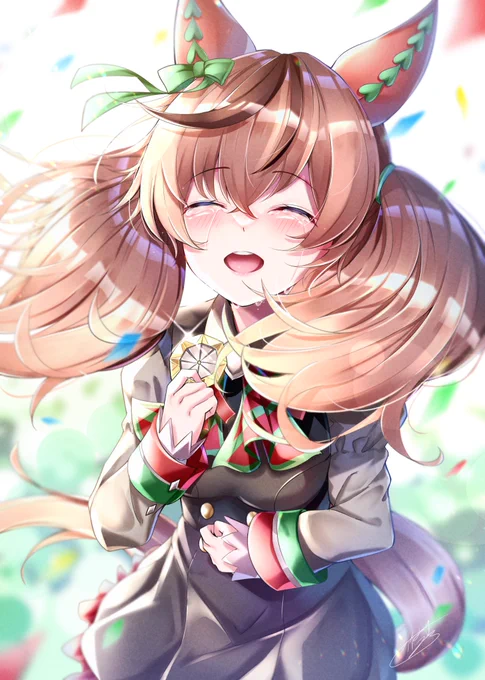 トレーナーさん、ありがとう
#ウマ娘 