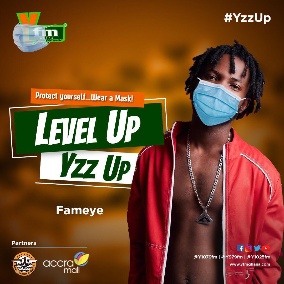 Fameye's tweet image. Get your mask on !! Level up!! #yzz @y1025fm