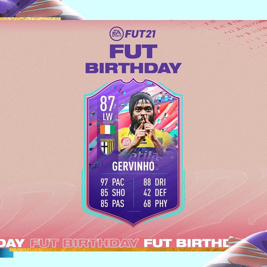 🎮 #FɪғᴀFʀɪᴅᴀʏ 🎮

The latest #FUTBirthday SBC player in #FIFA21 is none other than our <a href="/GervinhOfficial/">Gervinho</a> 😍🎂

Is he part of your squad yet? 😉