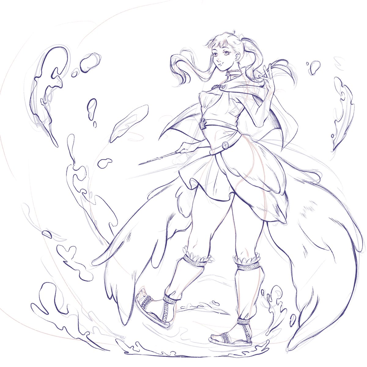 Me apetecía hacer un #fanart rápido de Noelle y practicar algo de línea, al final he tardado más de cuatro horas 👽✌🏻
.
#blackclover #NoelleSilva