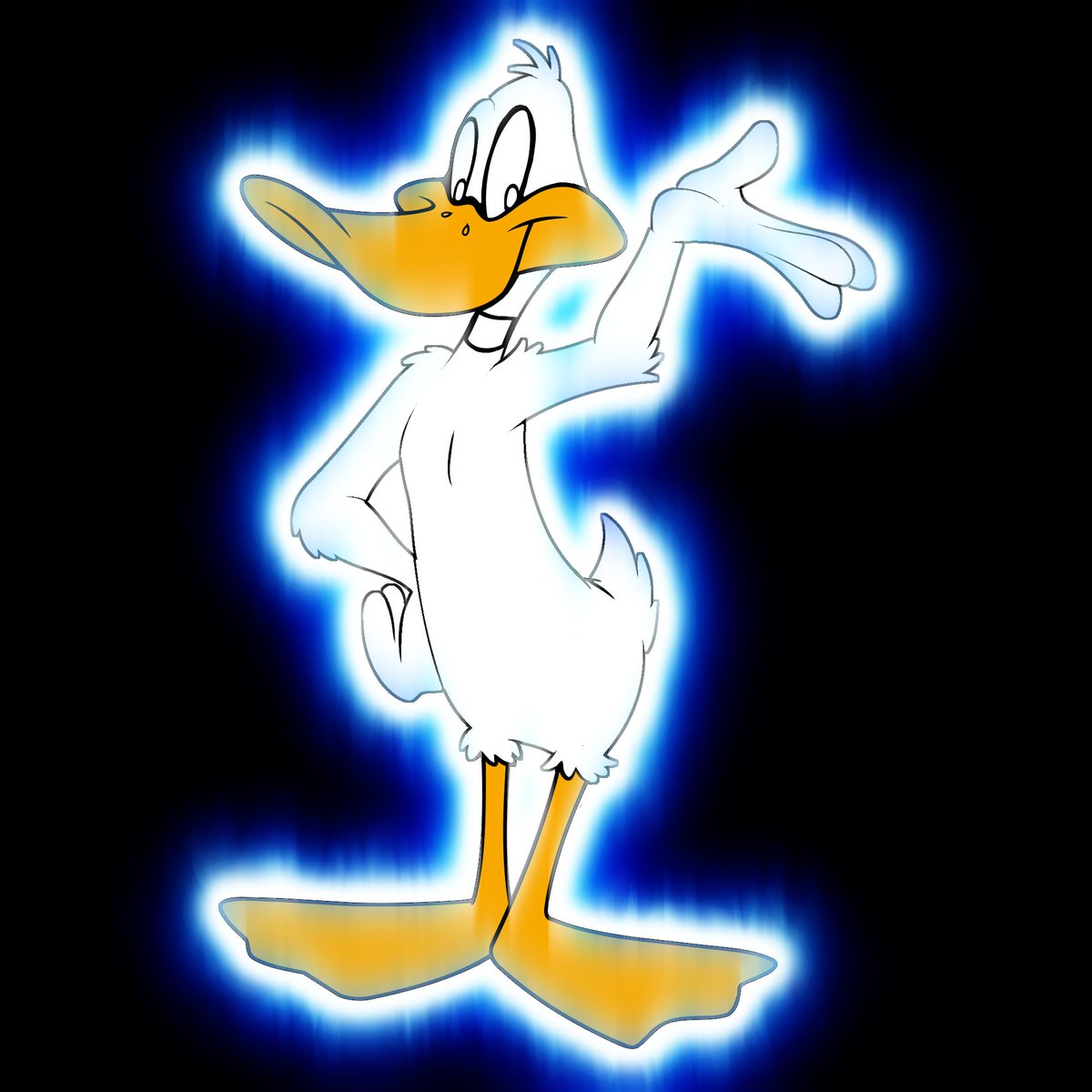 Ultra Instinct Daffy Duck, image size:1200x1200