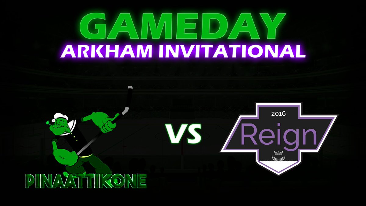 Our journey in Arkham Invitational continues tonight when we are facing Reign!

🆚: @ReignEASHL 
🕗: 20.00 CET
📺: twitch.tv/ziiroust

Lineup: 
Suxmani - Thimpe - @hapecsgo
Wilzu96 - <a href="/ziiroust/">ziiroust</a>
@Odexm_

#NHL21 #esportsfi