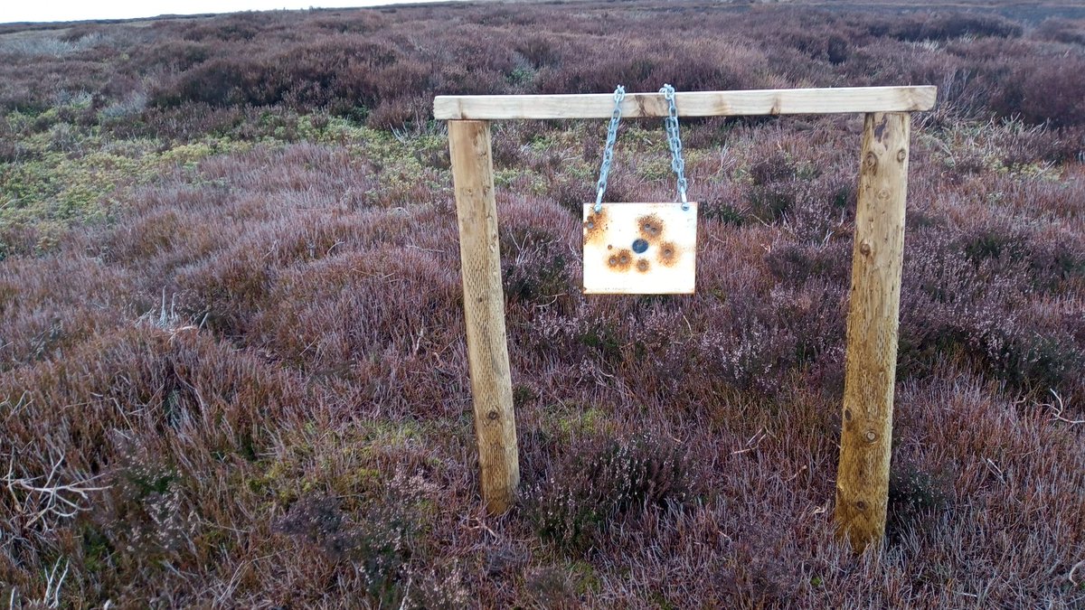 MoorlandMonitor's tweet photo. 🚩Fitzwilliam Estate Strines #peakdistrict have set up a firing range for high velocity rifles on #openaccessland
❌ Danger to public ❌
❌ Keep our wildlife safe ❌ https://t.co/MSJ6QId5sr